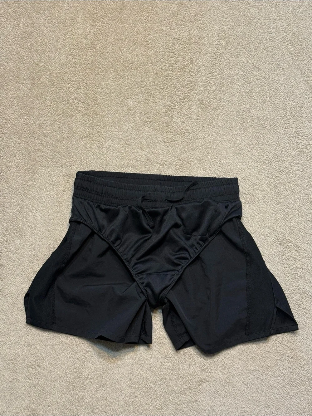 Nike Girls Youth Large Black Dri-FIT Athletic Shorts